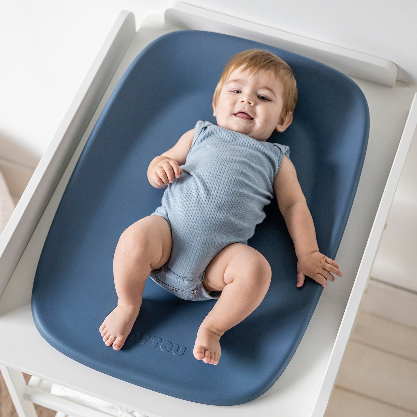 Подложка за повиване Softy 70 cm blue