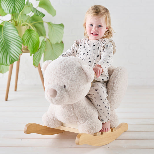 Люлееща се играчка Teddy Bear beige