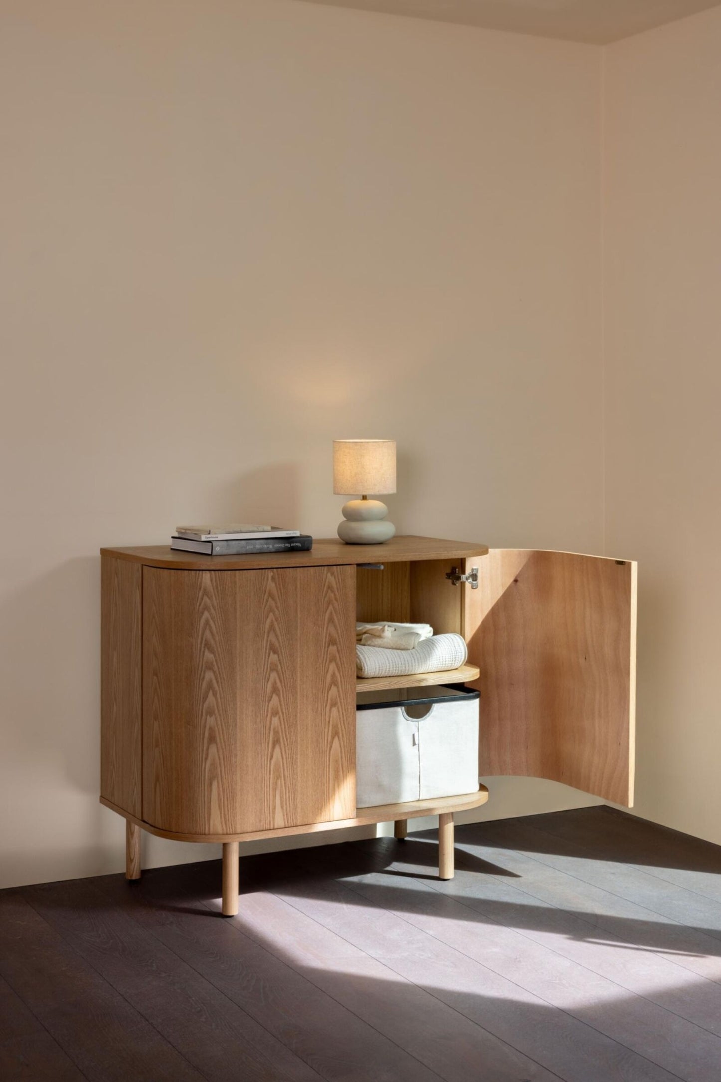 Шкаф Yume с 2 врати – Natural Ash