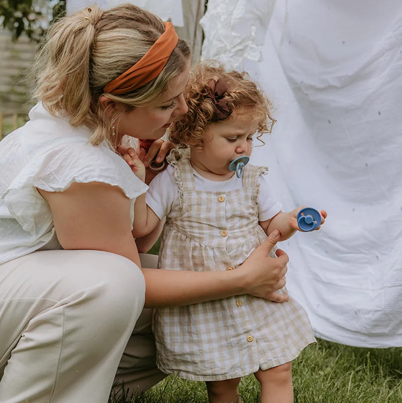 Биберони FRIGG Rope Ocean View/Sage 2 бр. силикон