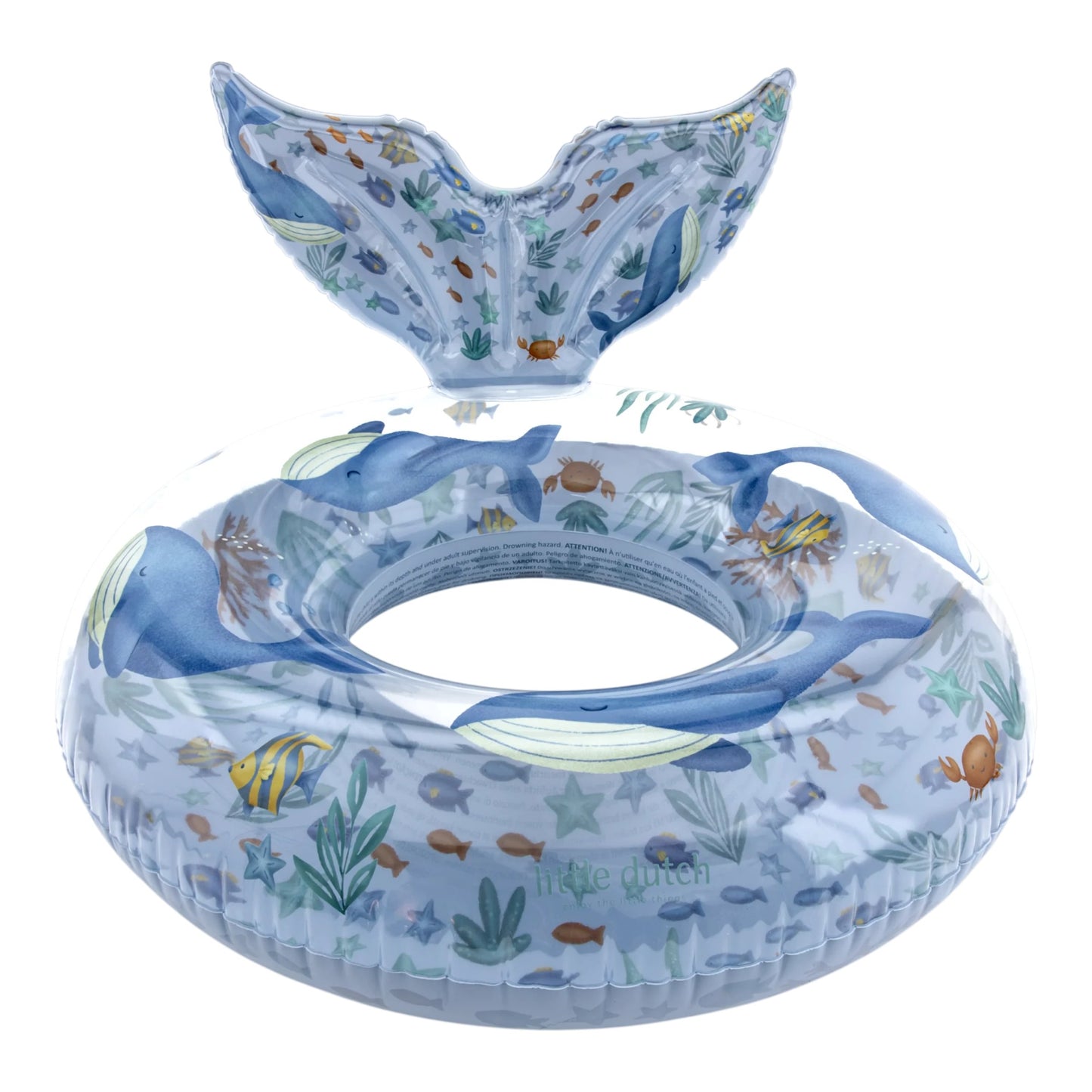 Детски пояс за плуване 91 см + опашка Ocean World Little Dutch
