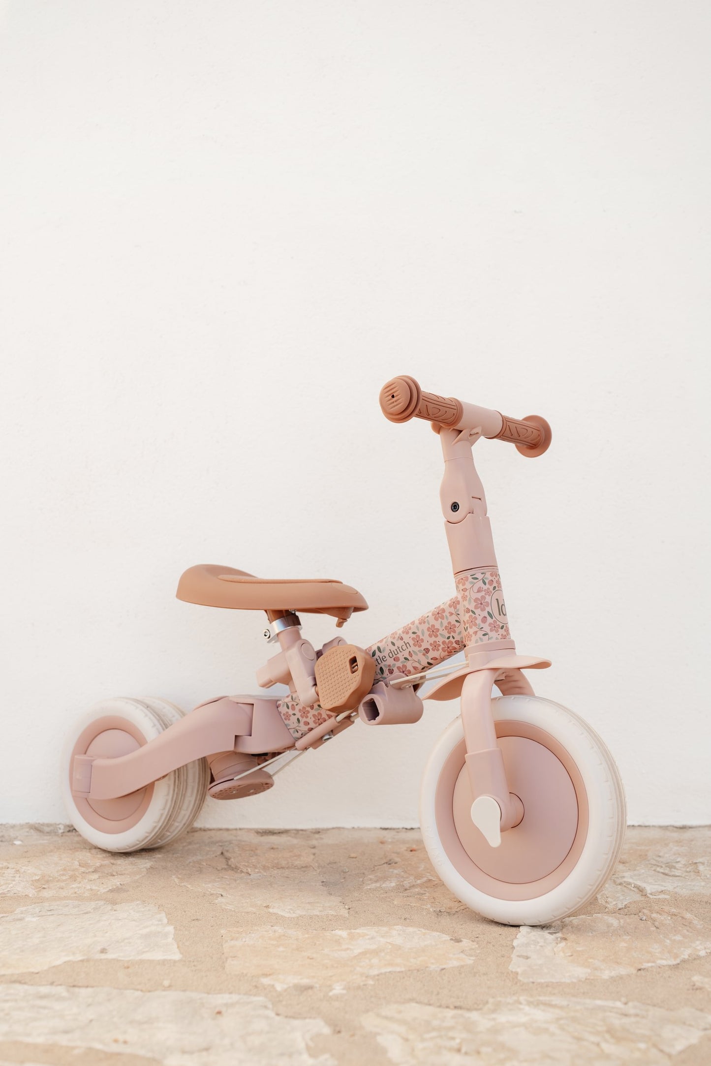 Триколка с дръжка за бутане 4-в-1 Little Dutch Fairy Floral