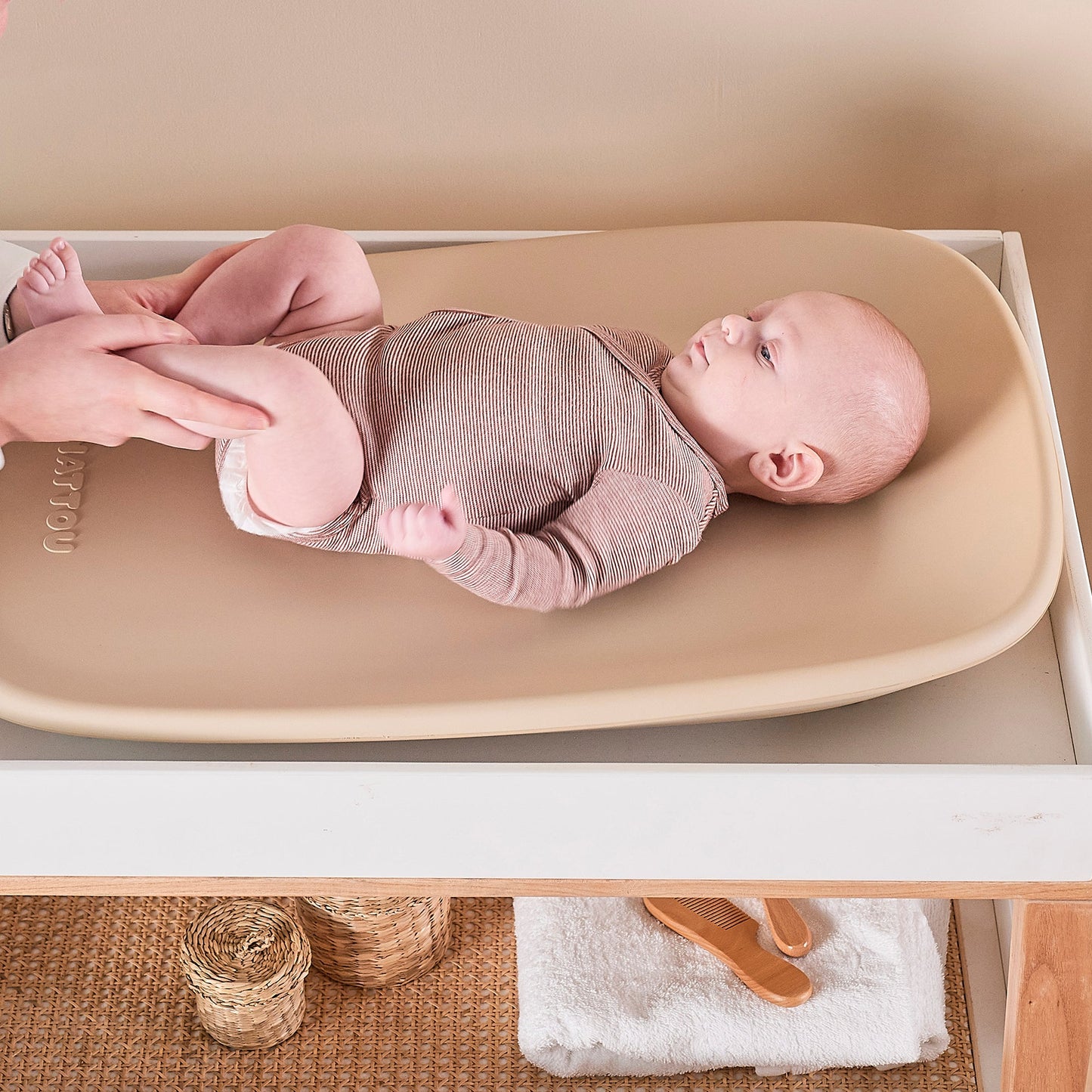 Подложка за повиване Softy 70 cm beige