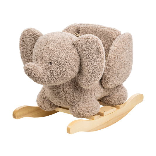 Люлееща се играчка Teddy the Elephant taupe