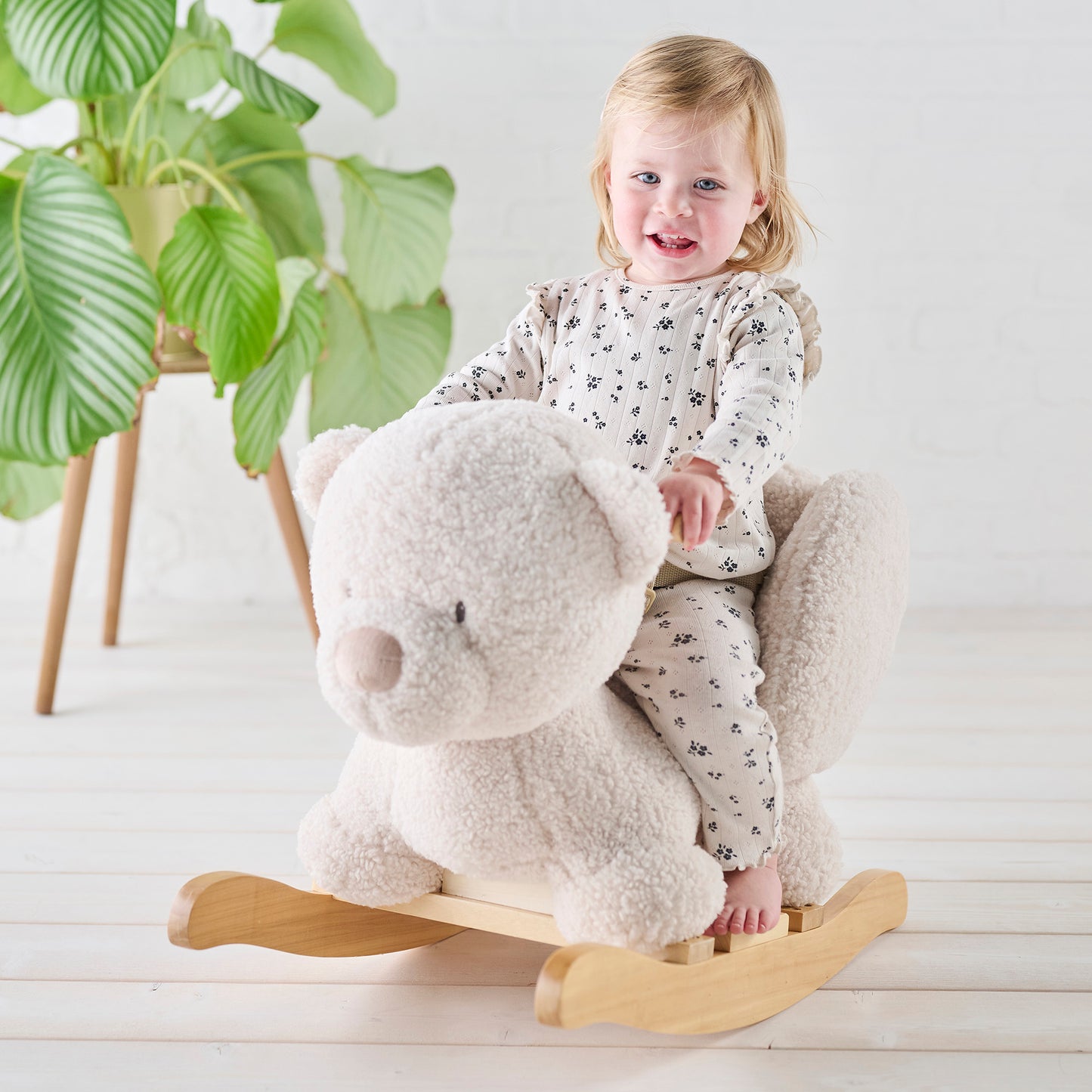 Люлееща се играчка Teddy Bear ecru