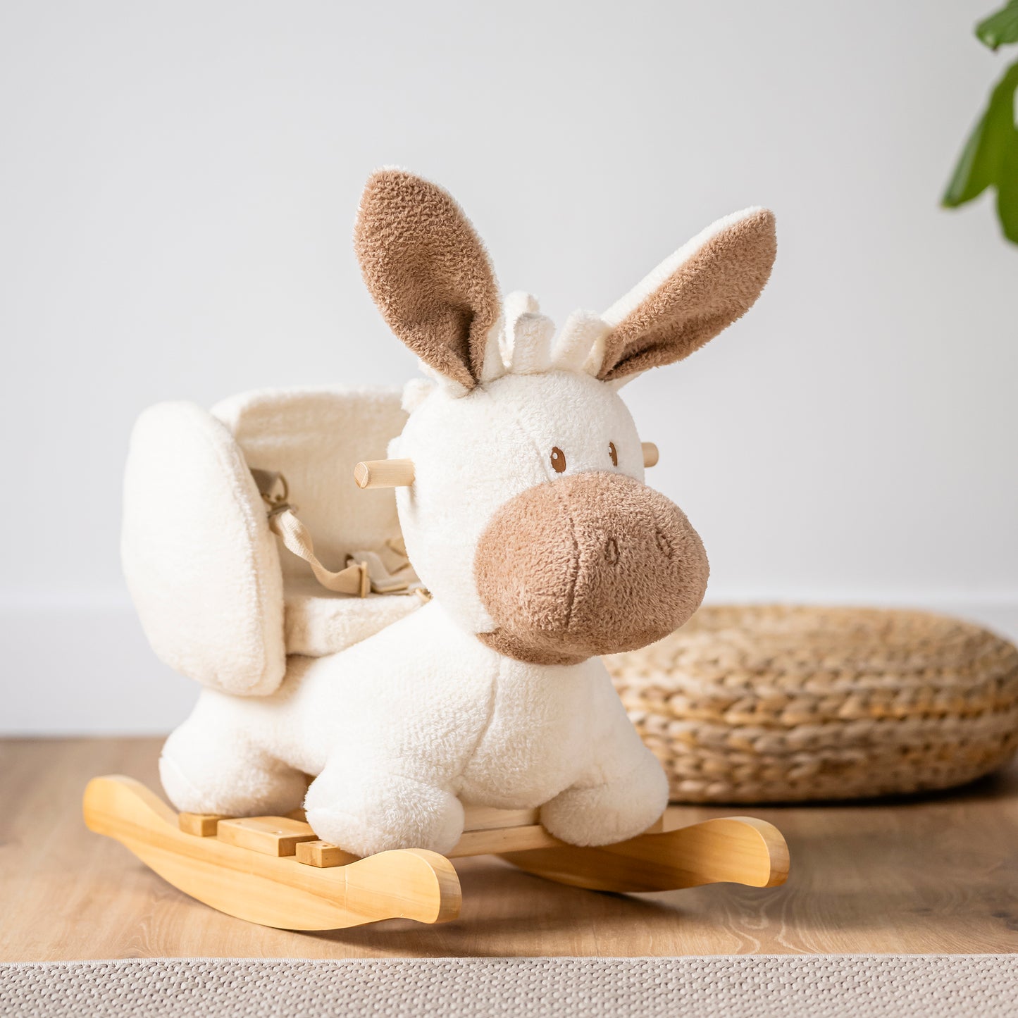 Люлееща се играчка Teddy Donkey ecru