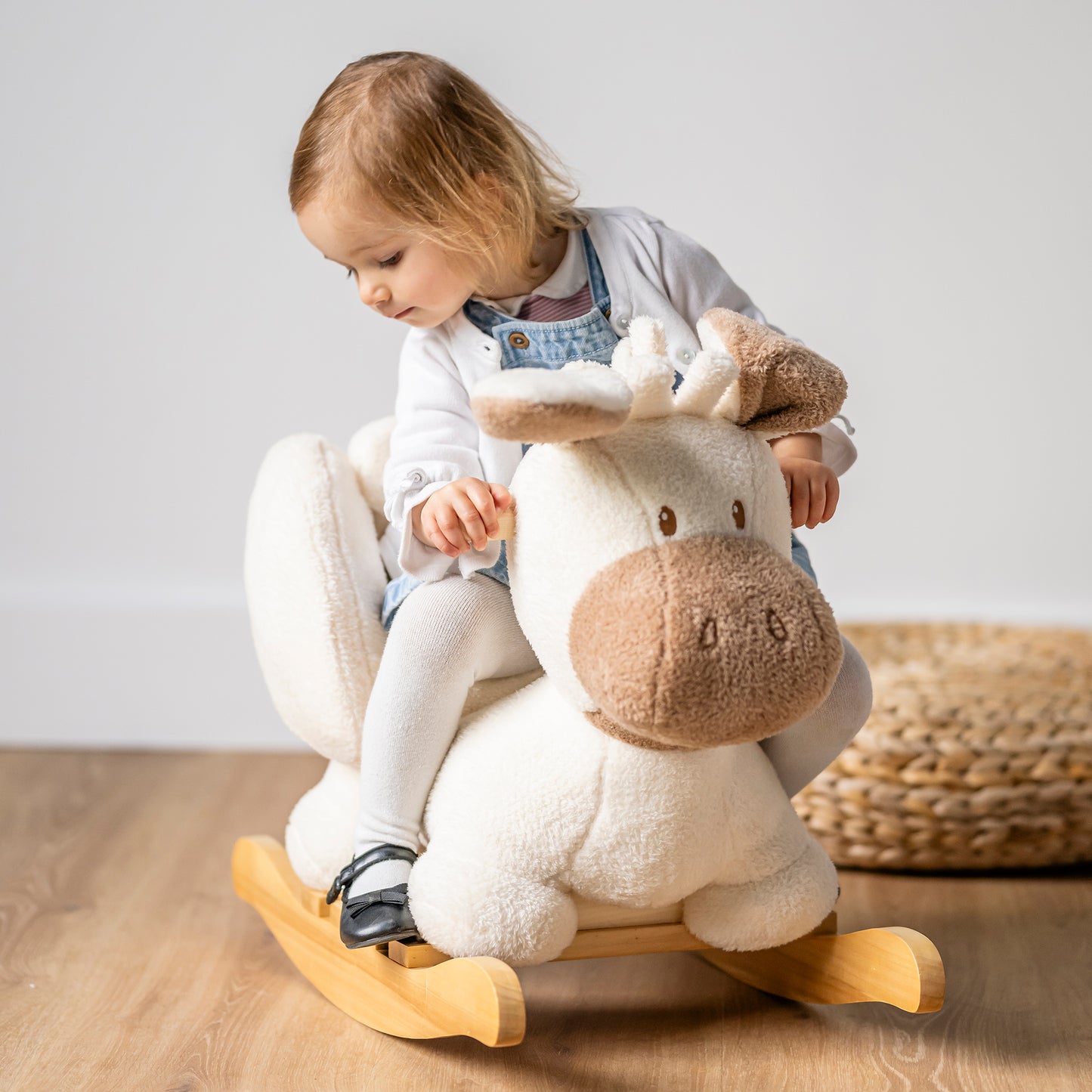 Люлееща се играчка Teddy Donkey ecru