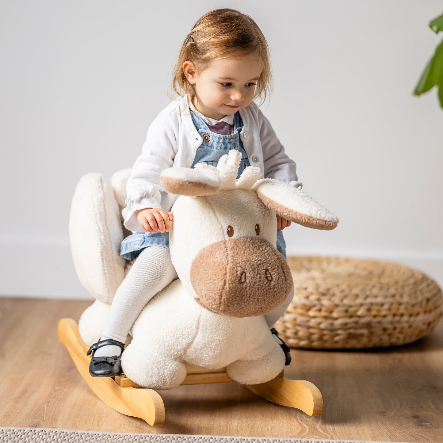 Люлееща се играчка Teddy Donkey ecru