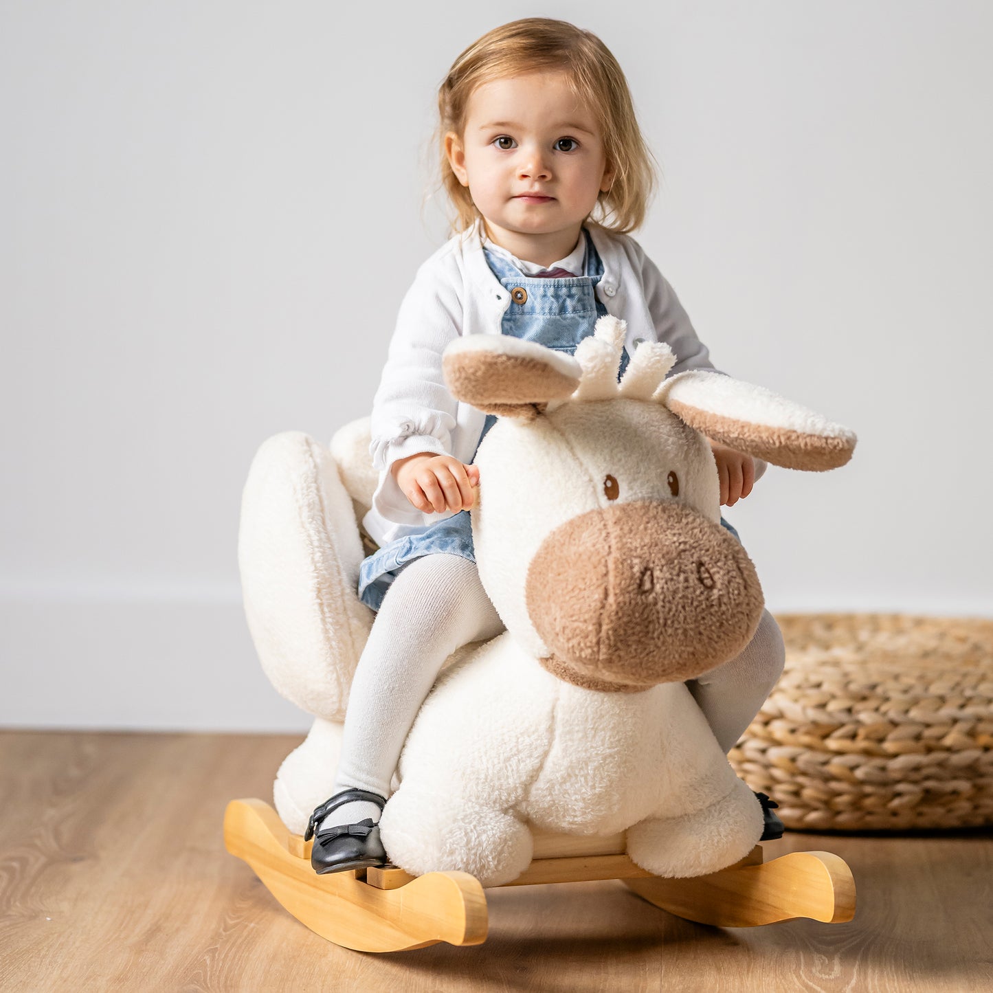 Люлееща се играчка Teddy Donkey ecru