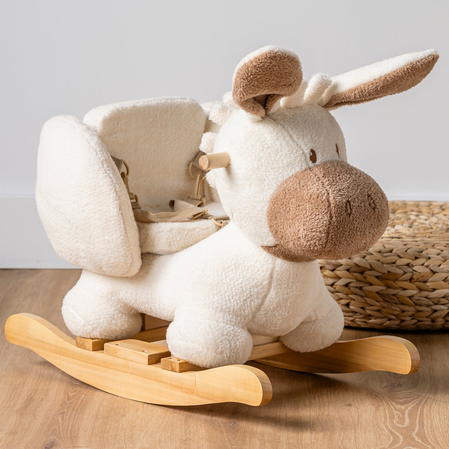 Люлееща се играчка Teddy Donkey ecru