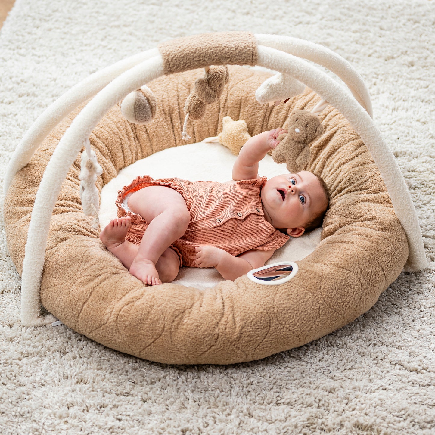 Активна гимнастика пуф Teddy caramel  90 см