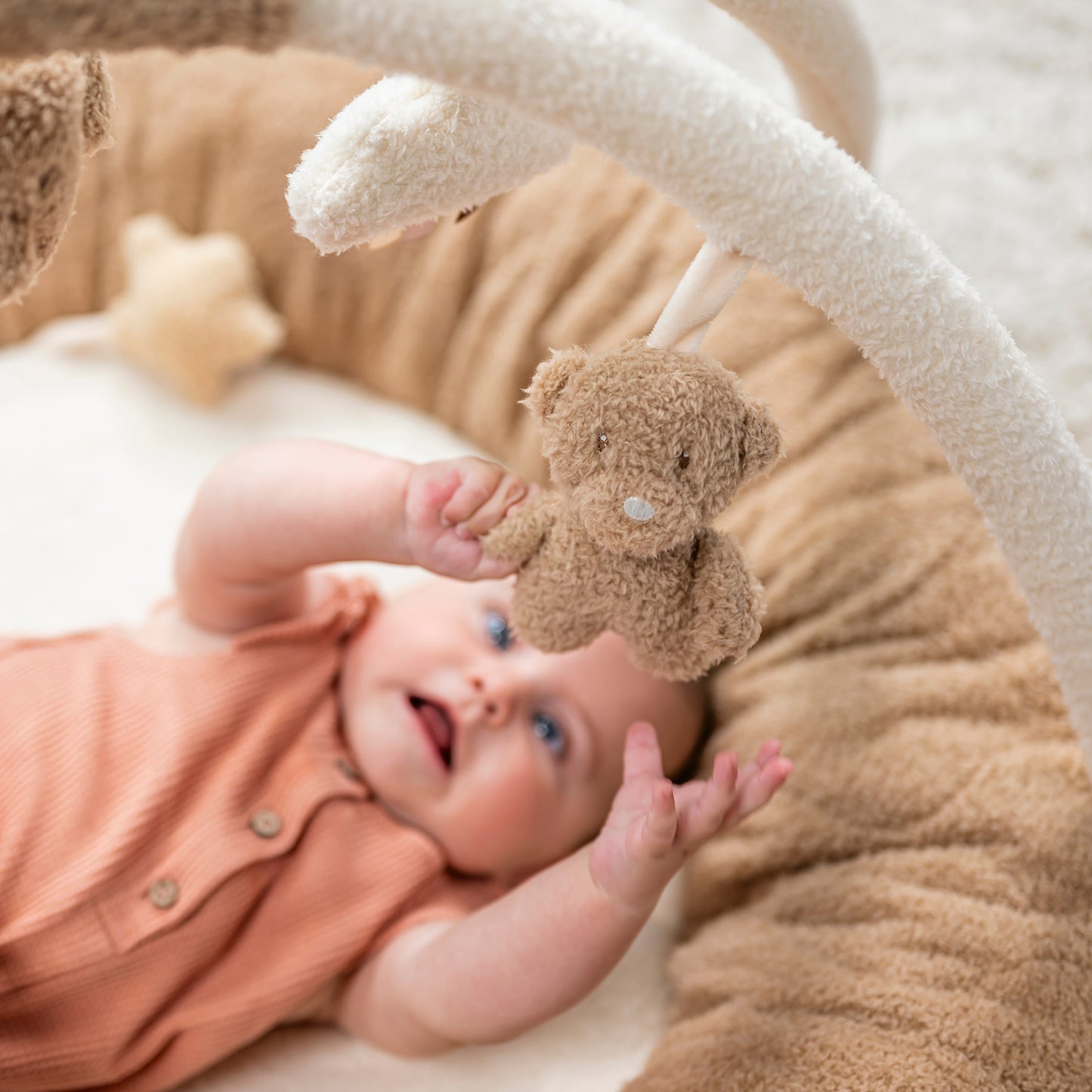 Активна гимнастика пуф Teddy caramel  90 см