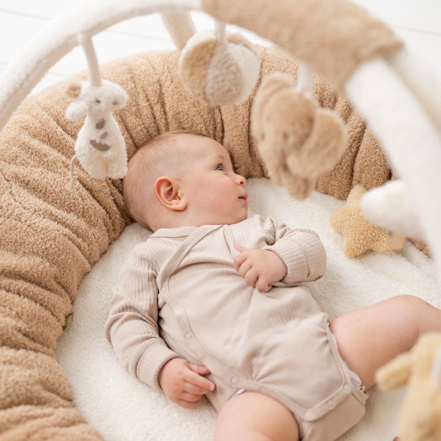 Активна гимнастика пуф Teddy caramel  90 см