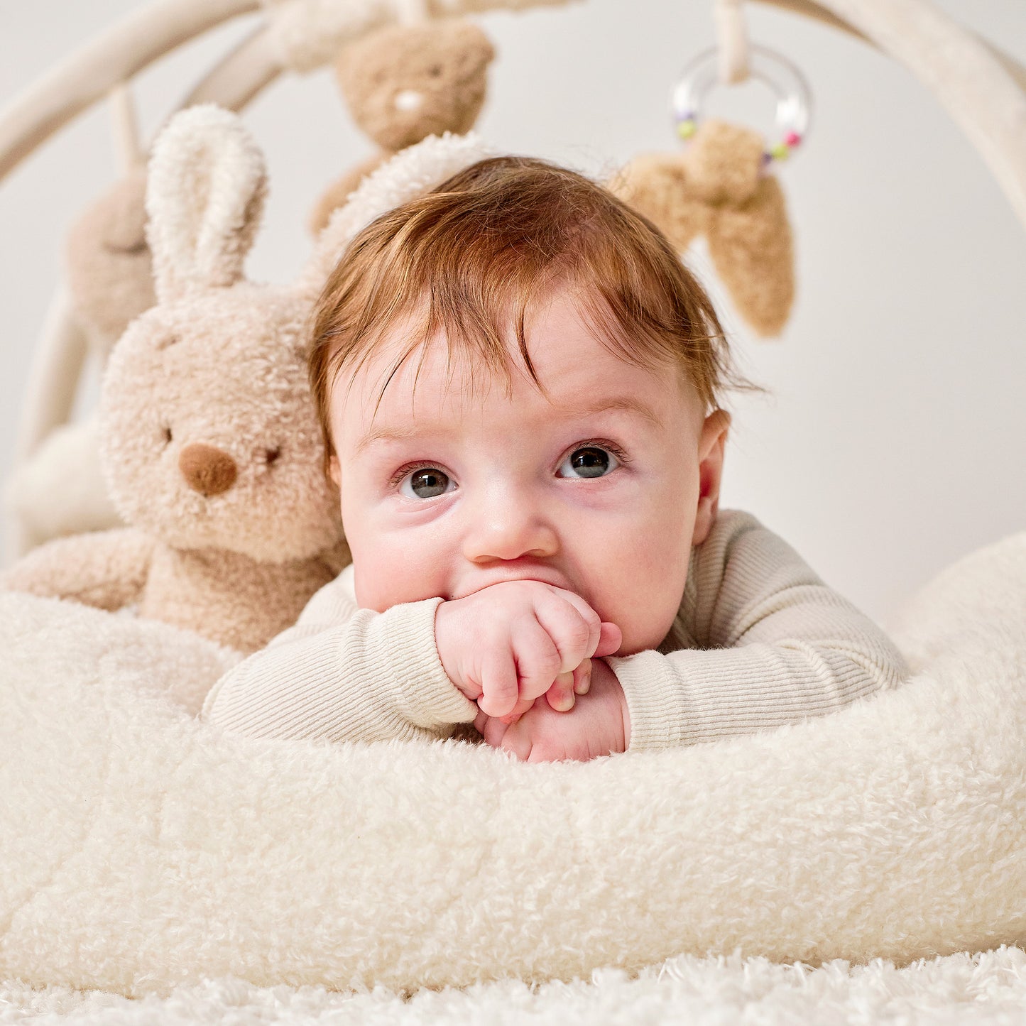 Активна гимнастика пуф Teddy ecru  90 см