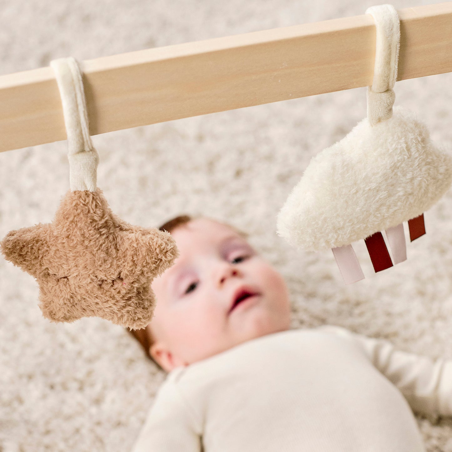 Дървена бебешка гимнастика Teddy