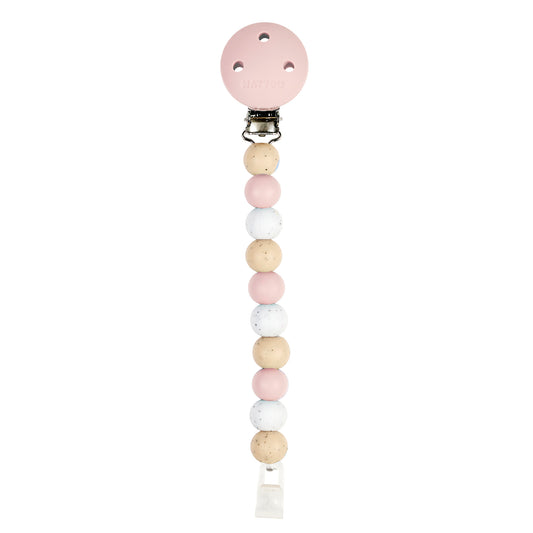 Силиконов клипс за биберон Multi Pink Nattou