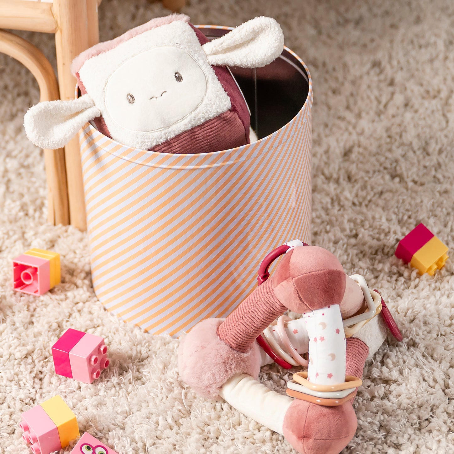 Меко активно кубче Lapidou Powder Pink