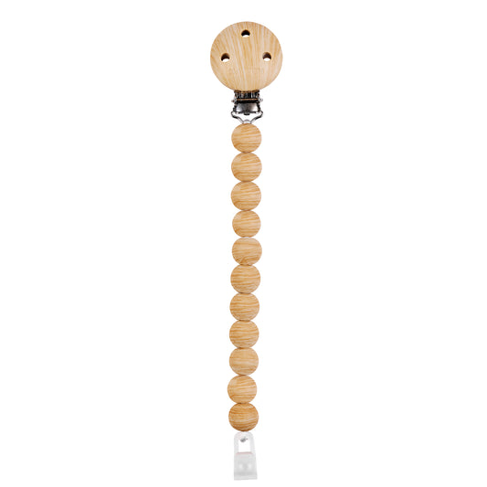 Силиконов клипс за биберон Beige Nattou