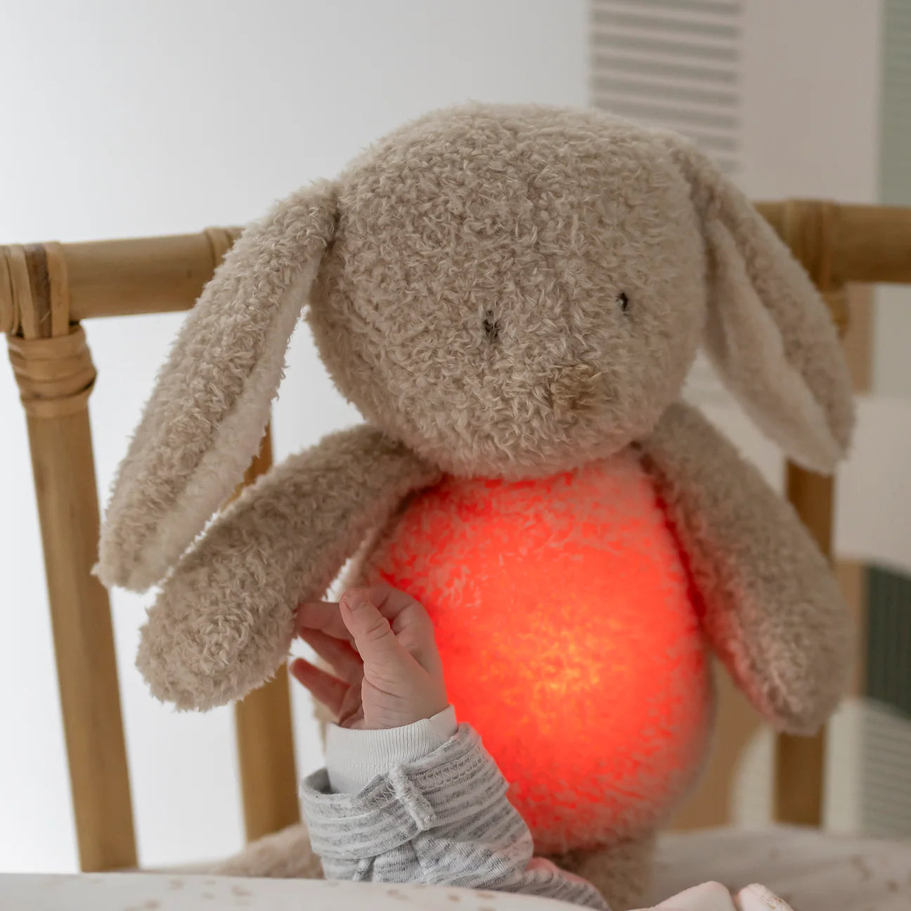 Нощна лампа с музика зайче Sleepy Teddy