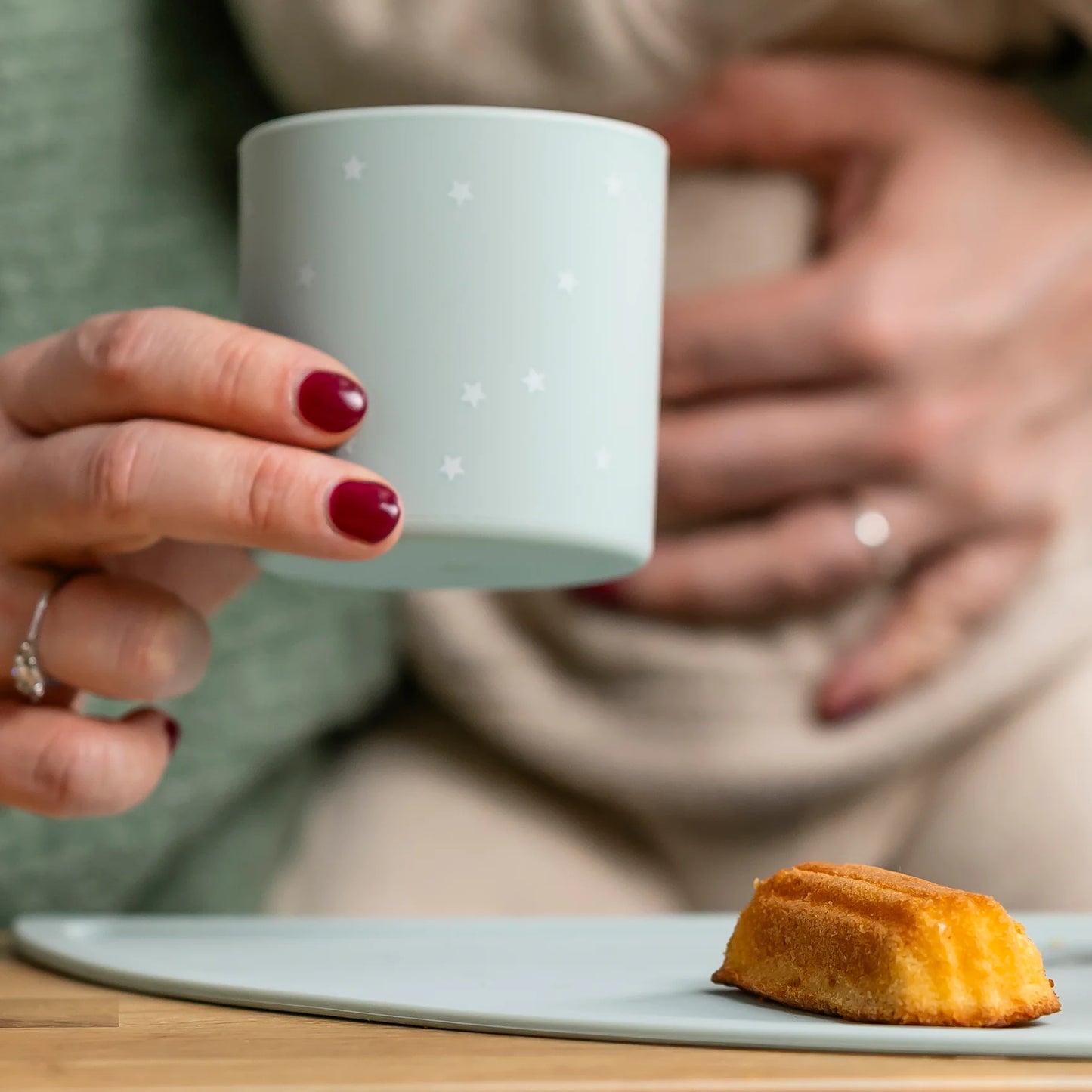 Силиконов комплект за хранене 4 части green