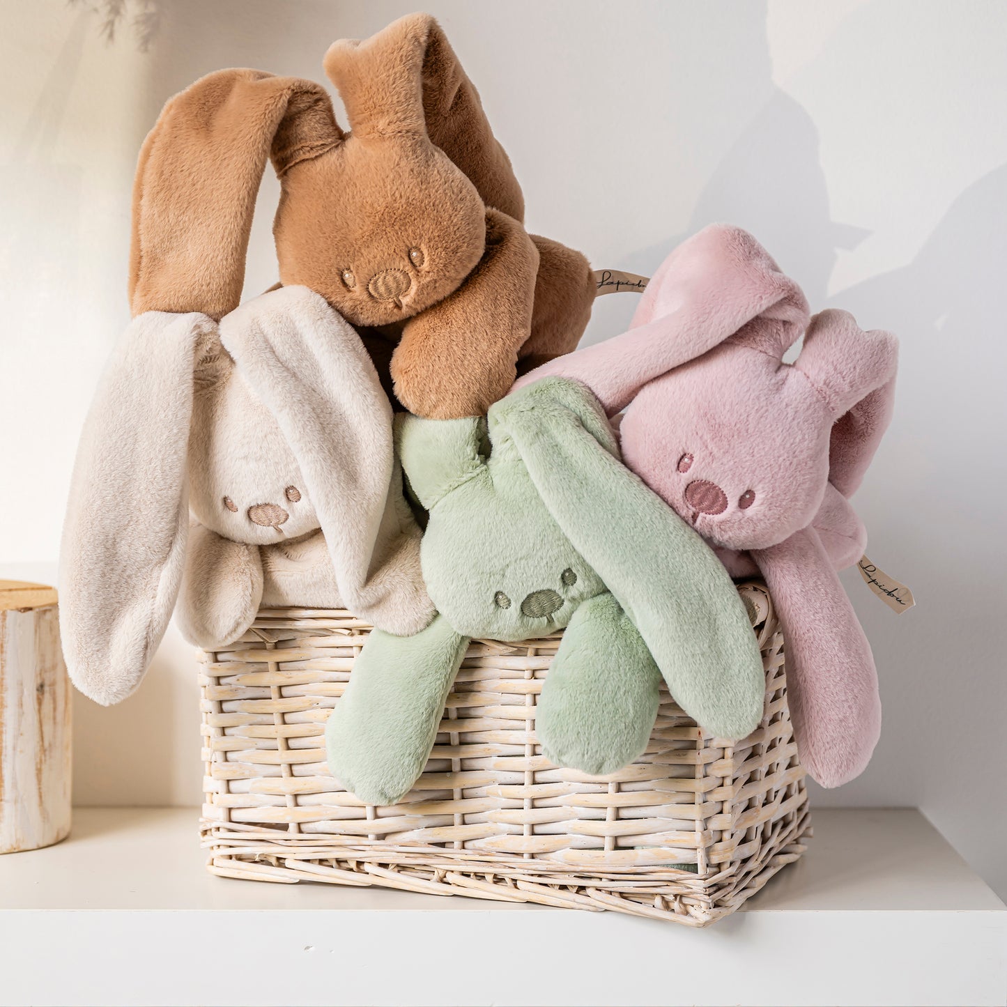 Плюшена играчка заек Lapidou Soft Plush green