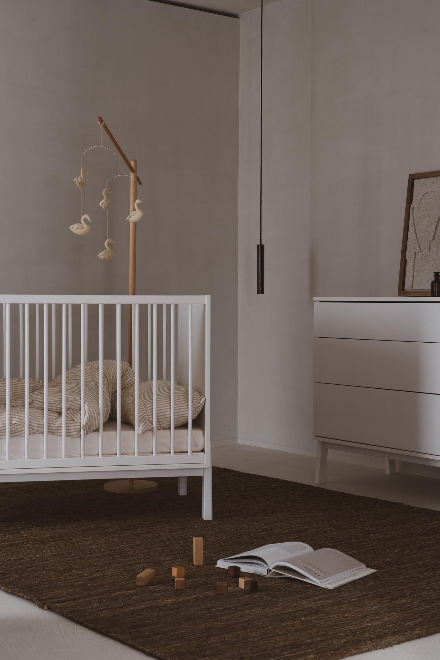 Бебешко легло Ashi 120 x 60 см - Cream Quax