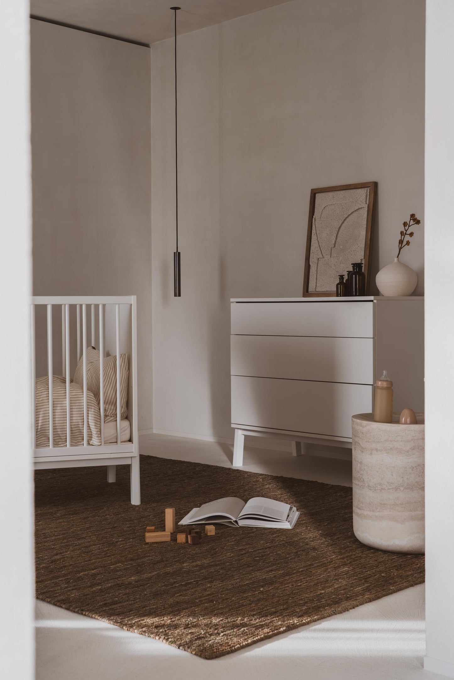 Бебешко легло Ashi 120 x 60 см - Cream Quax