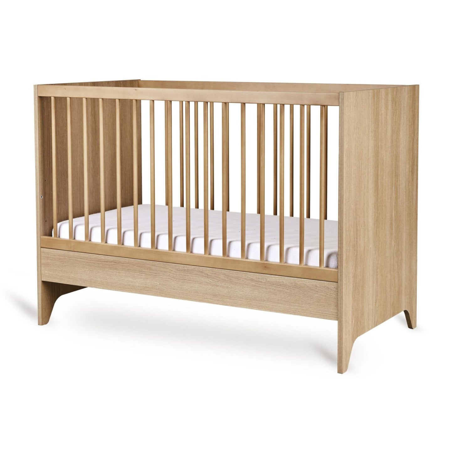 Трансформиращо бебешко легло Tsugi 120 x 60 - Honey Ash