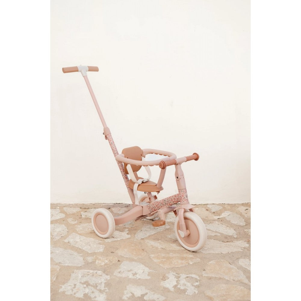 Триколка с дръжка за бутане 4-в-1 Little Dutch Fairy Floral