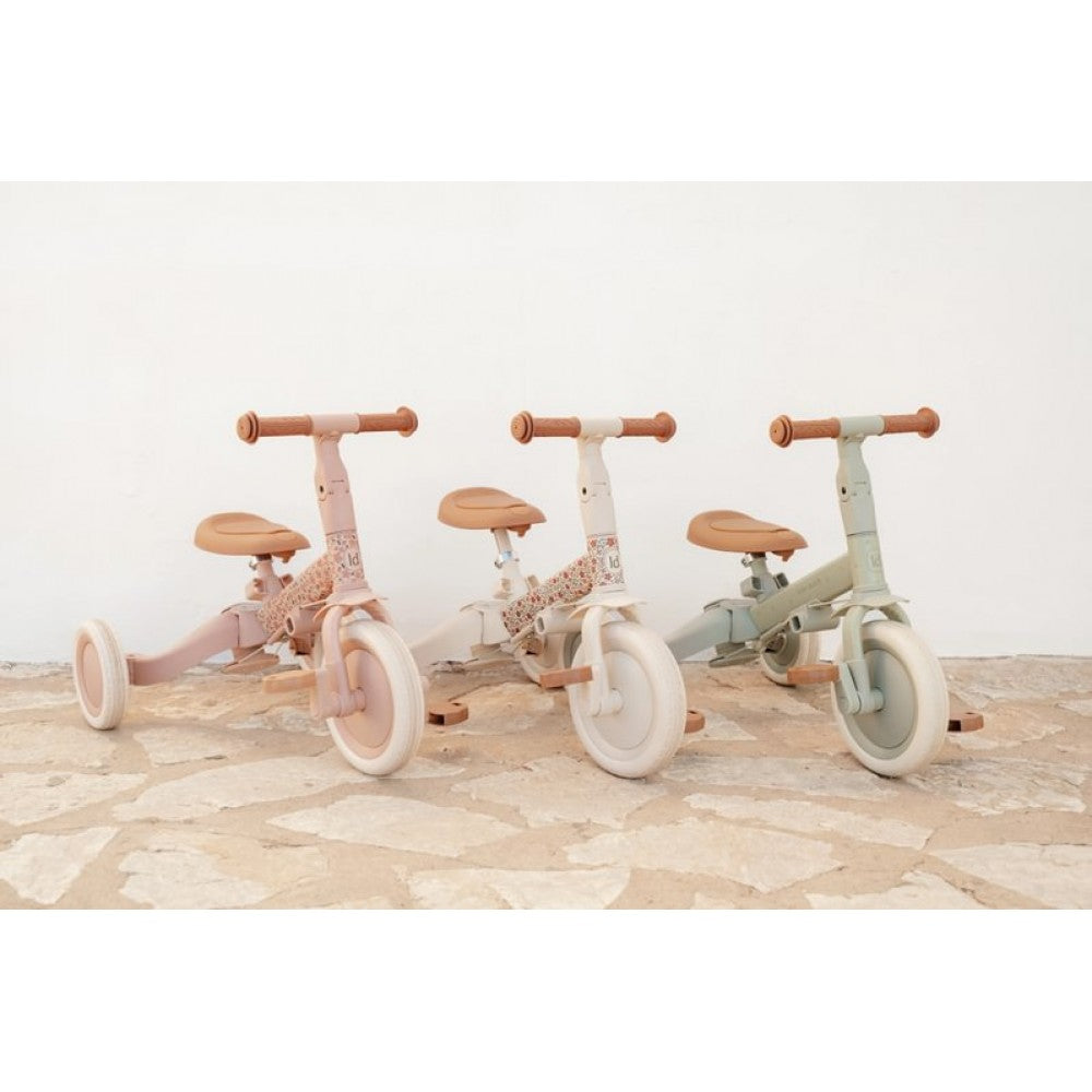 Триколка с дръжка за бутане 4-в-1 Little Dutch Fairy Floral