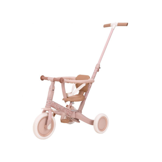 Триколка с дръжка за бутане 4-в-1 Little Dutch Fairy Floral