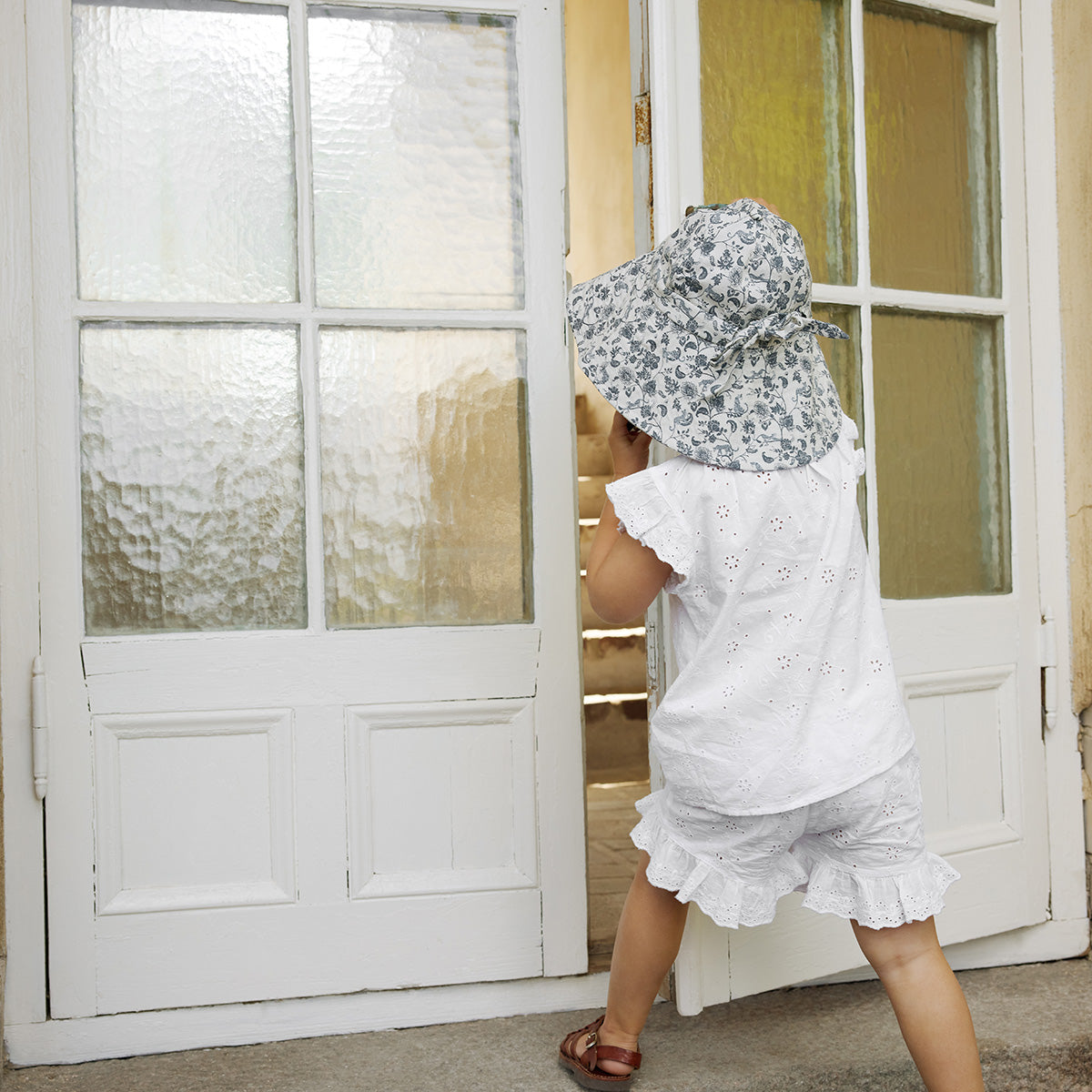 Детска шапка за слънце UPF 30 Garden Leo Toile 2-3 год.