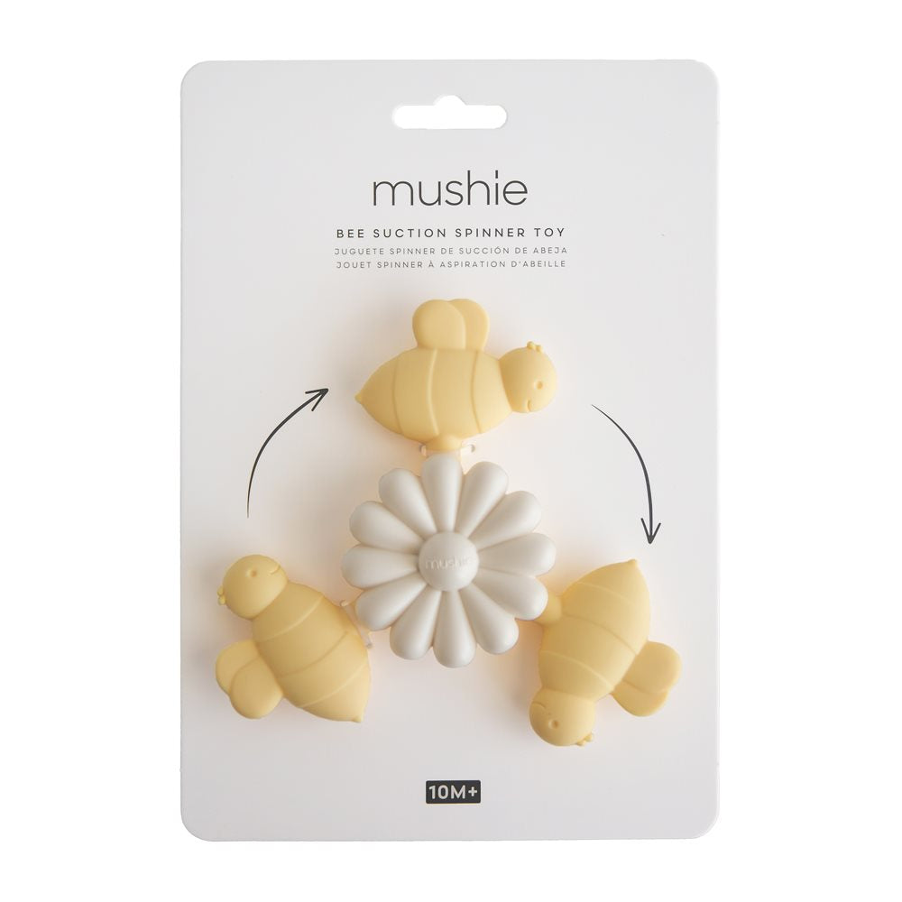 Въртяща се играчка с вендуза Mushie Пчеличка