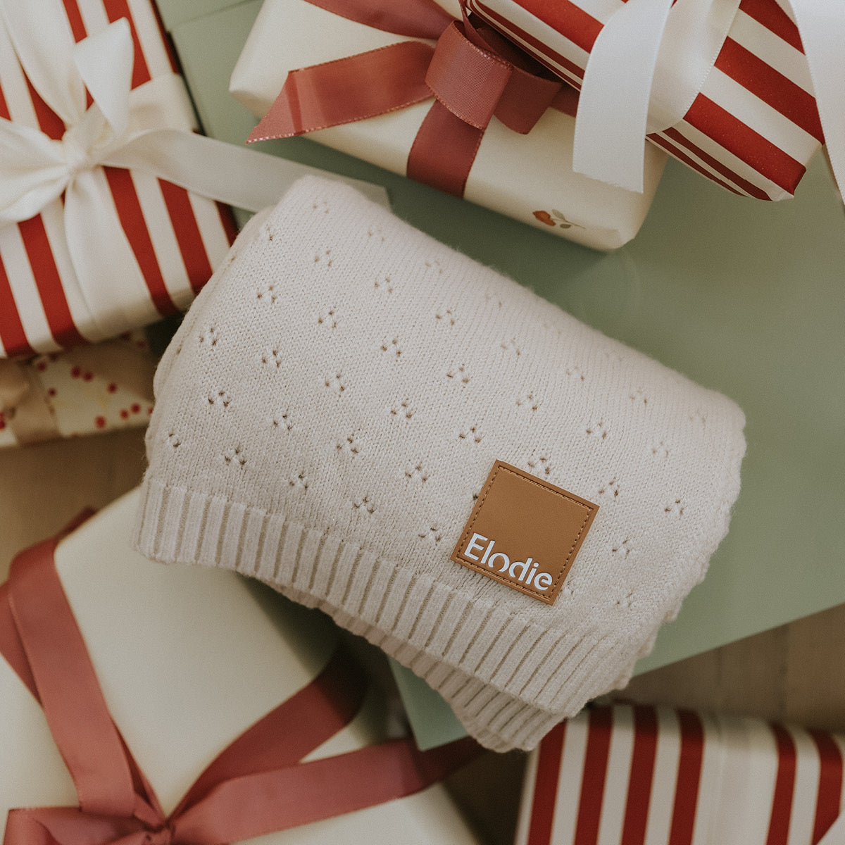 Плетено одеяло Elodie Bermuda Creamy White