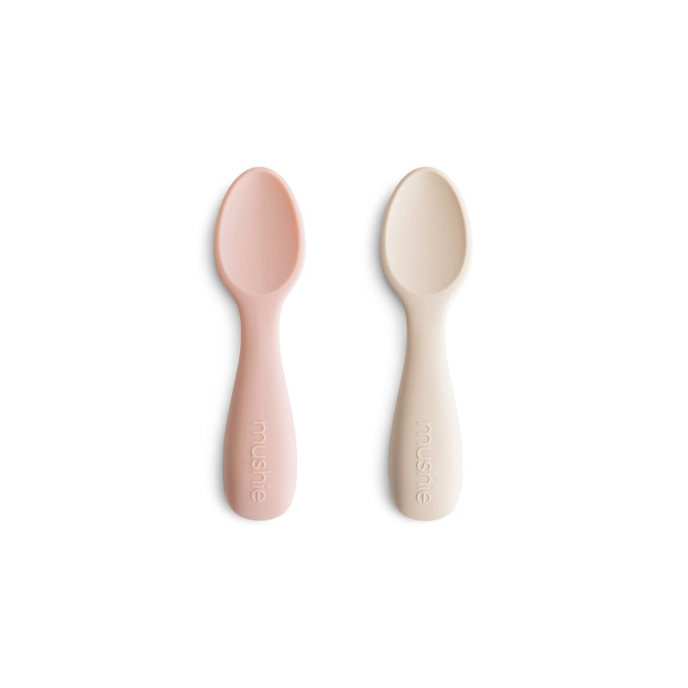 Силиконови лъжички Toddler Starter Blush/Shifting Sand Mushie