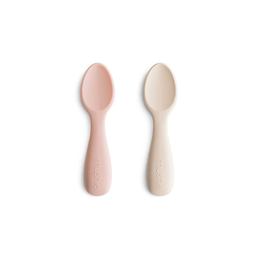 Силиконови лъжички Toddler Starter Blush/Shifting Sand Mushie