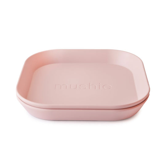 Квадратни чинии Dinner Plate Blush 2 броя Mushie