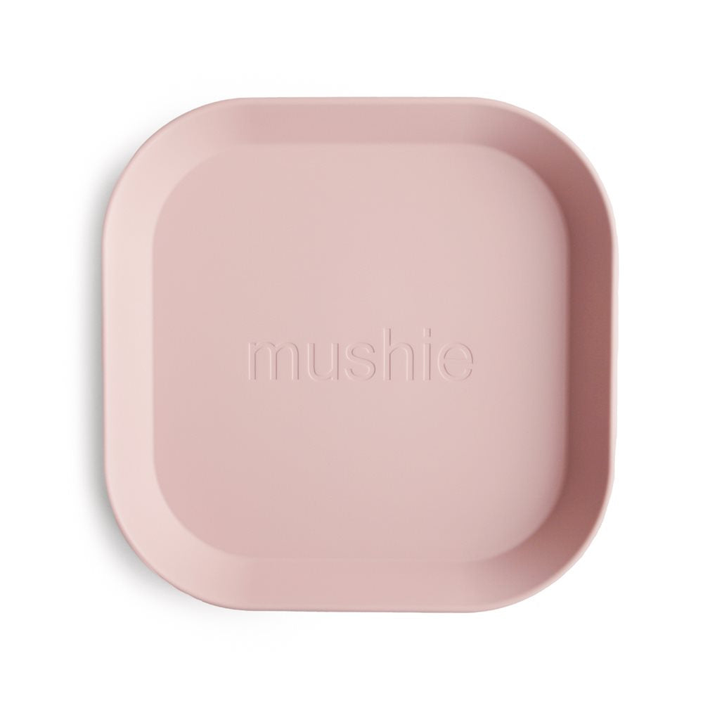 Квадратни чинии Dinner Plate Blush 2 броя Mushie