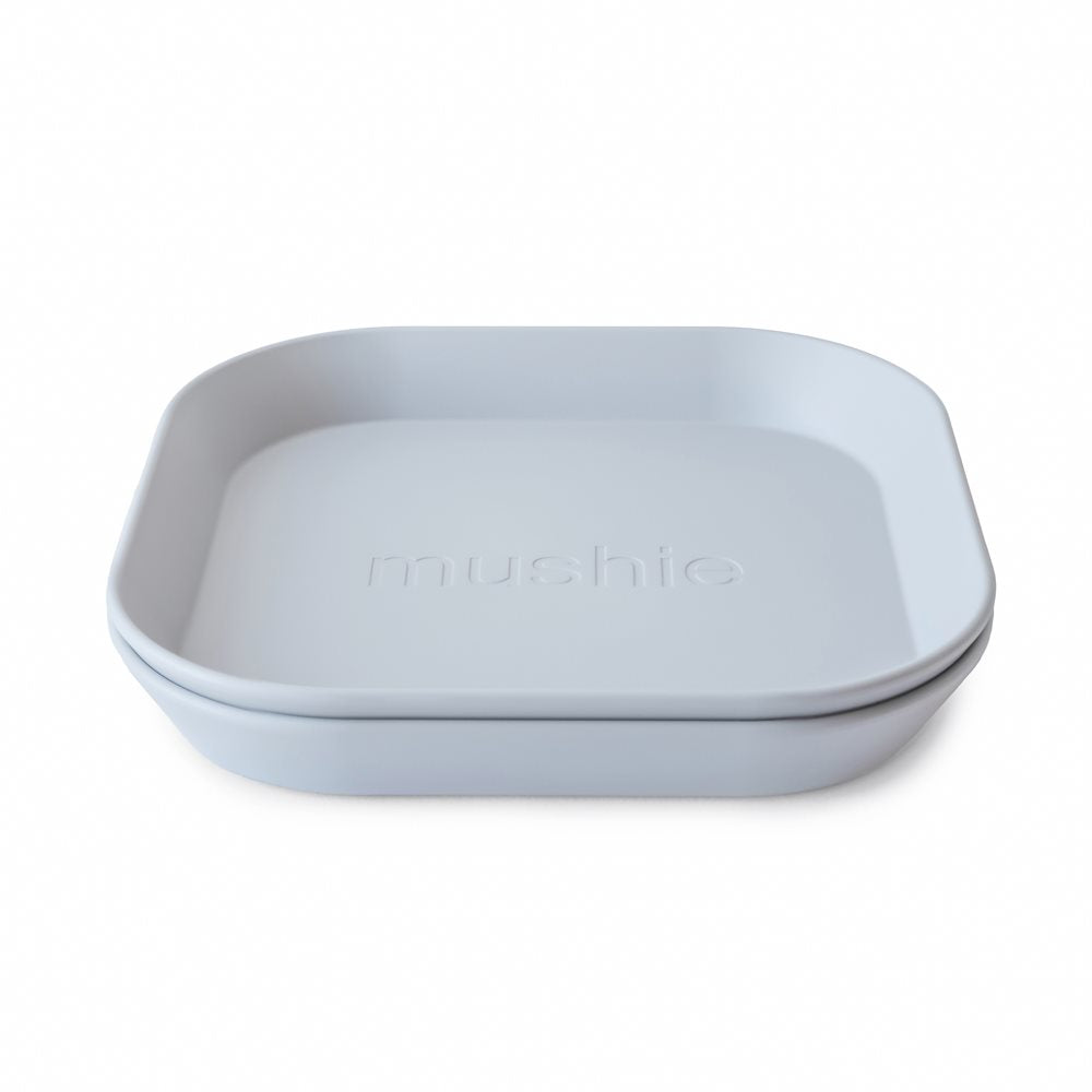 Квадратни чинии Dinner Plate Cloud 2 броя Mushie