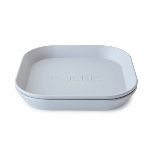 Квадратни чинии Dinner Plate Cloud 2 броя Mushie