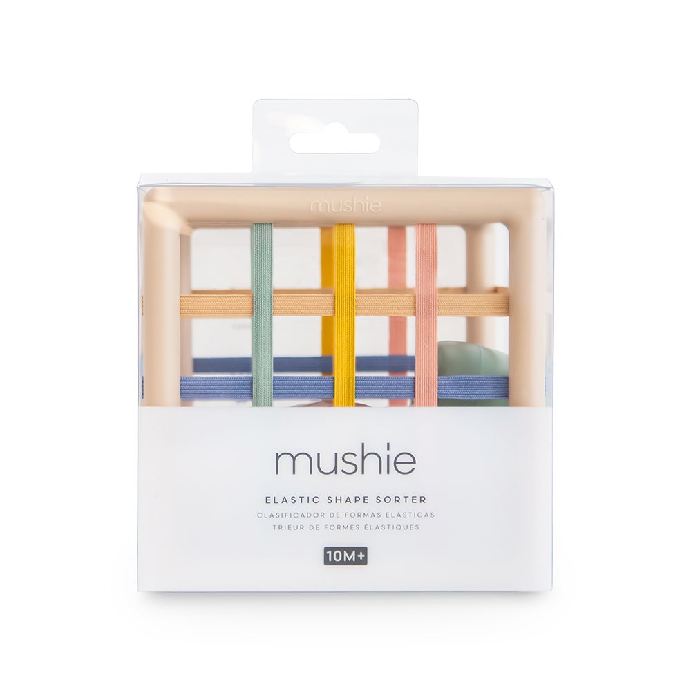 Игра за сортиране с еластични ленти Mushie