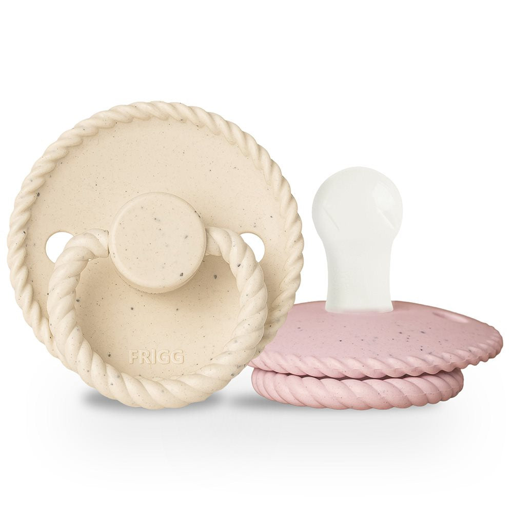 Биберони FRIGG Mini Mocha Vanilla Cream/Rose Latte 2 бр. силикон размер 2 (6-18 м)