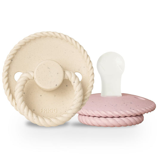 Биберони FRIGG Mini Mocha Vanilla Cream/Rose Latte 2 бр. силикон размер 2 (6-18 м)