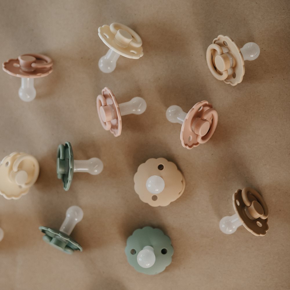 Биберони FRIGG Daisy Biscuit/Cream 2 бр. силикон