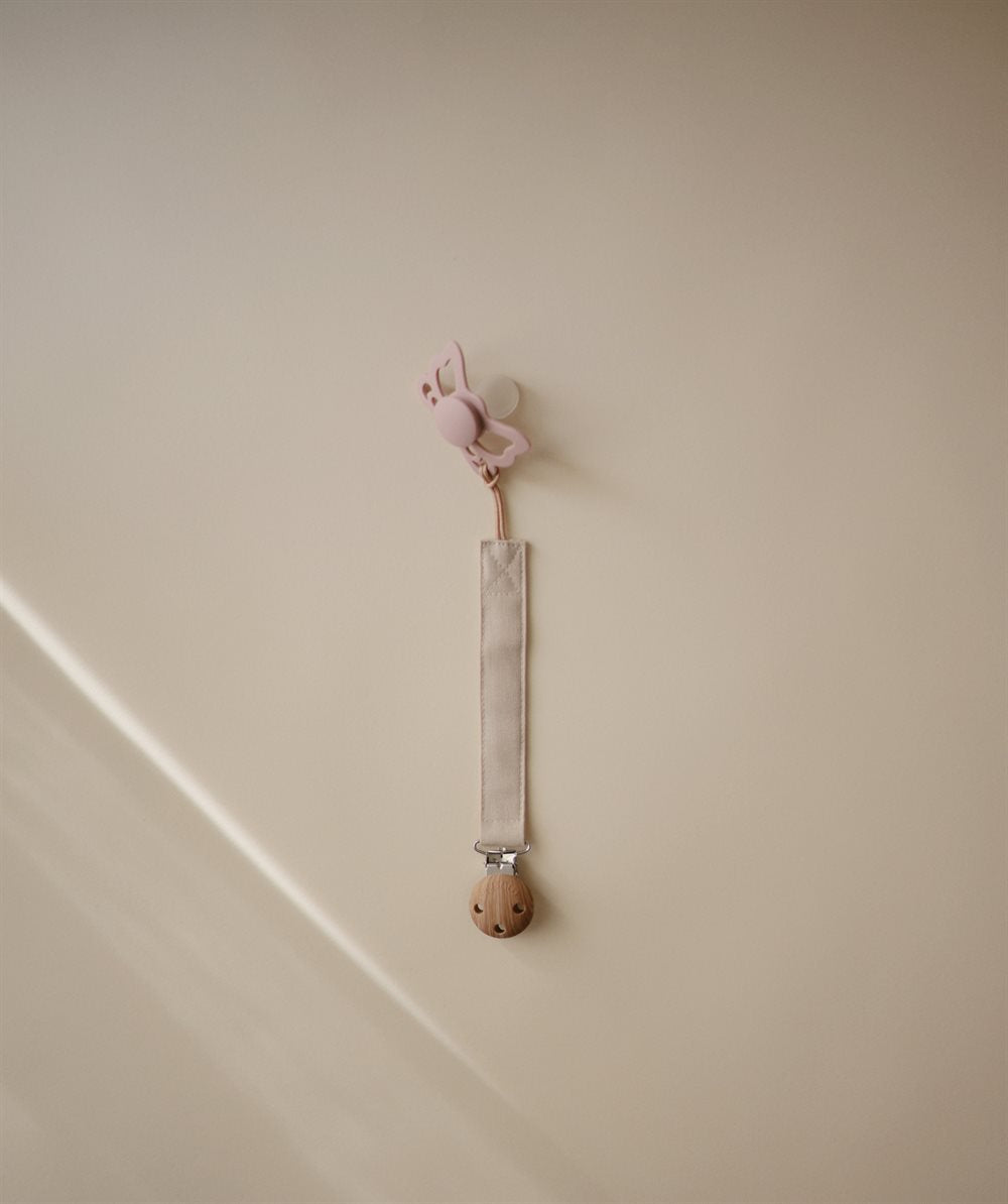 Ленен клипс за биберон 2 бр. Mushie