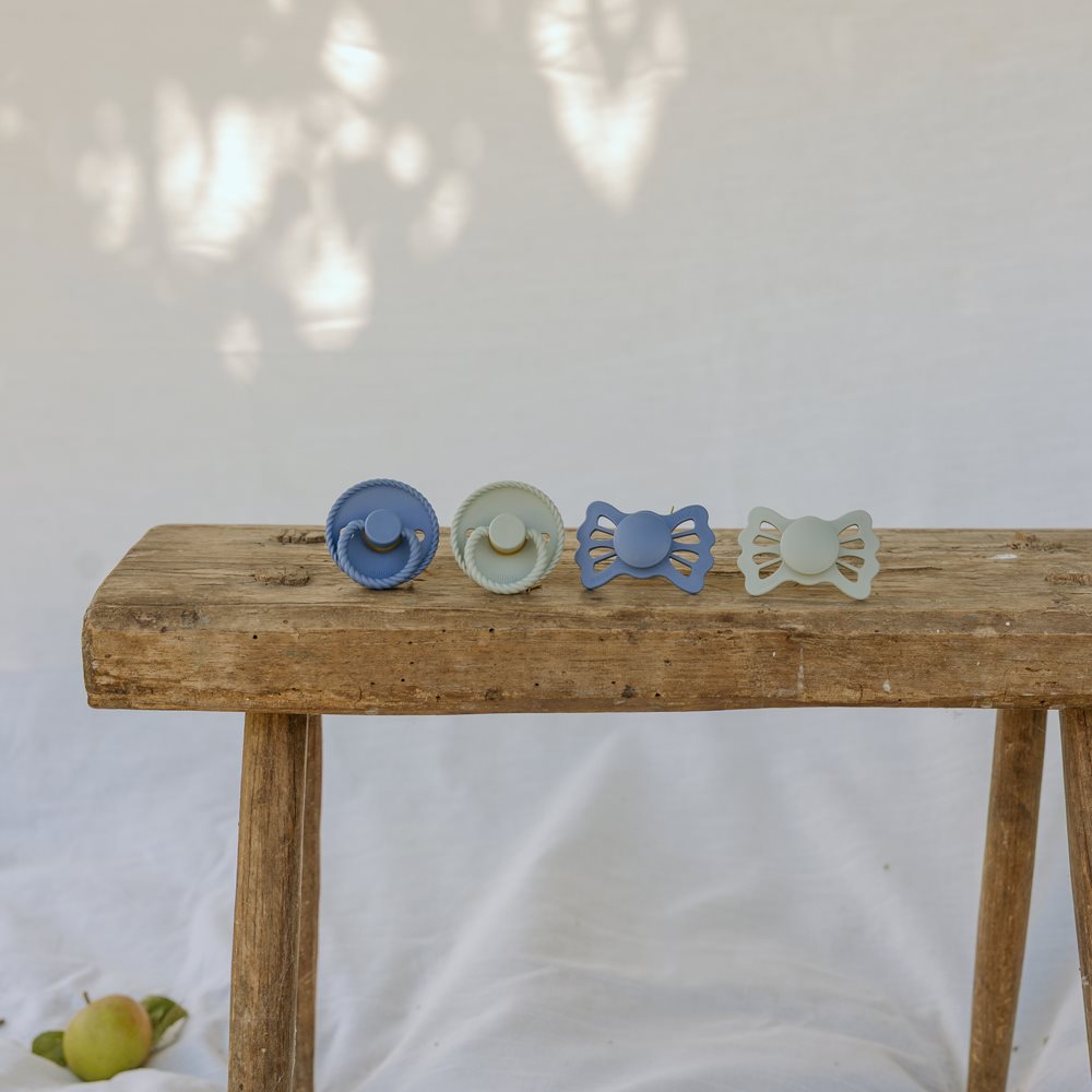 Биберони FRIGG Rope Ocean View/Sage 2 бр. силикон