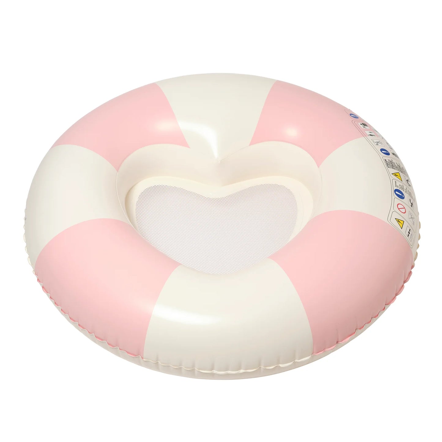 Луксозен Надуваем Пояс Stole My Heart Pink Stripe - Sunny Life