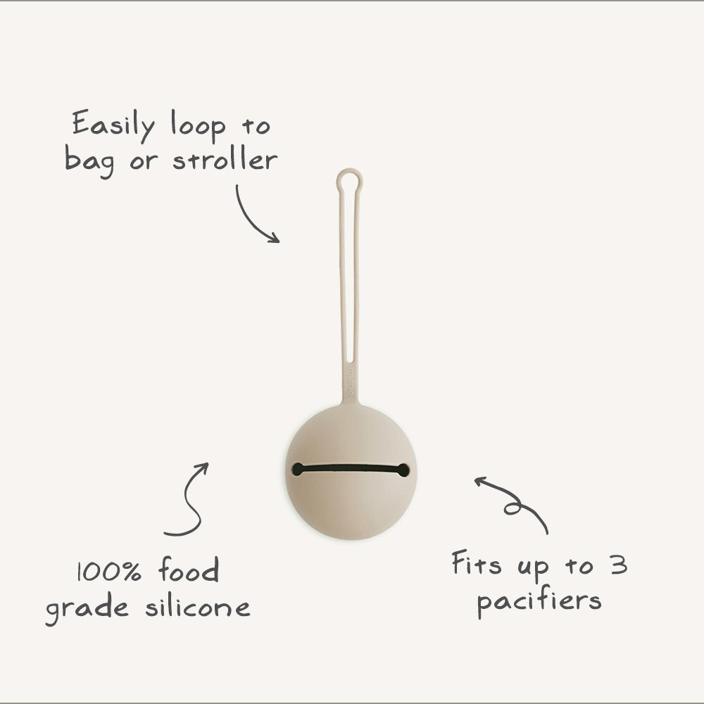 Кутия за биберон Mushie powder blue