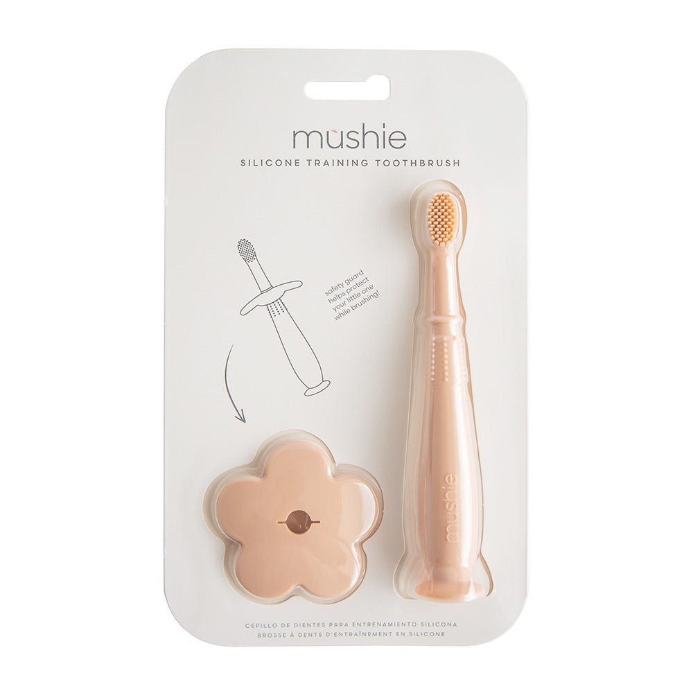 Четка за зъби с ограничител Mushie Blush