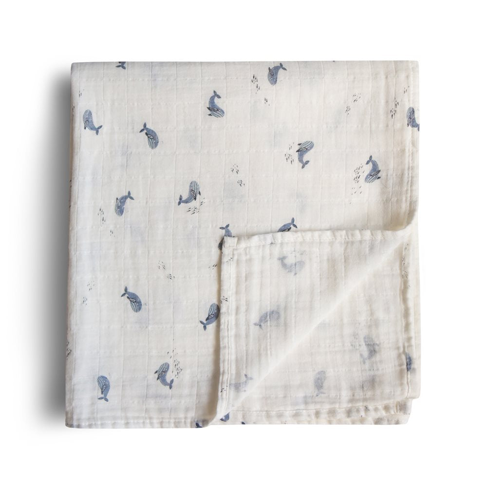Муселинова пелена Mushie Whales 120х120